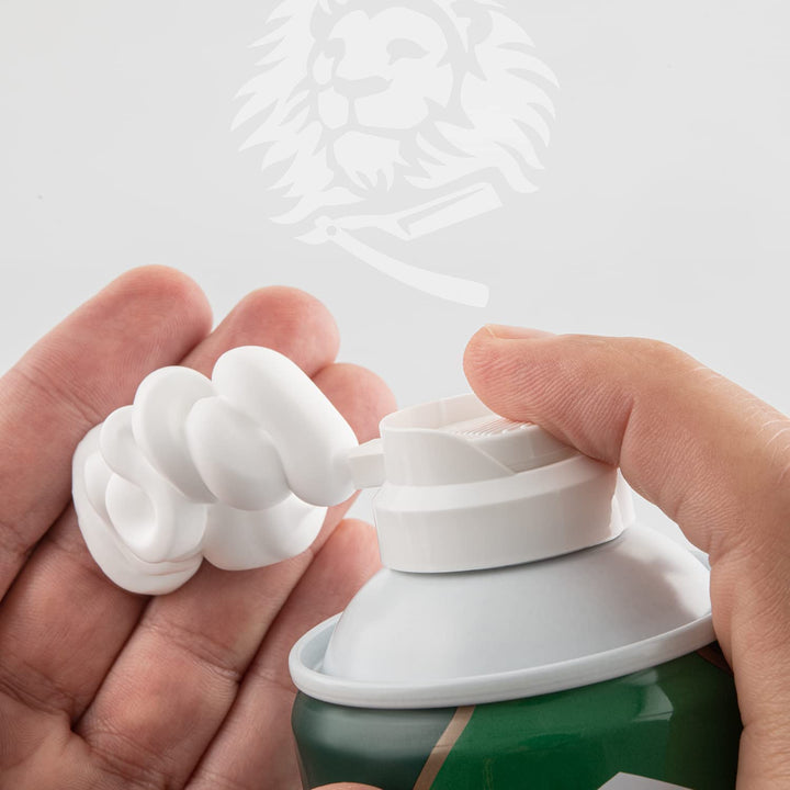 Shaving Foam, 300Ml, Refreshing and Toning Shaving Foam with Eucalyptus Oil and Menthol, Made in Italy, Green