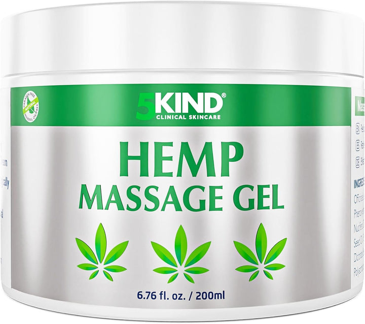 Hemp Active Gel 100Ml - High Strength Formula - Natural Hemp Massage Gel for Back, Muscles, Feet, Knees, Neck & Shoulders - Muscle Rub Rich in Natural Extracts