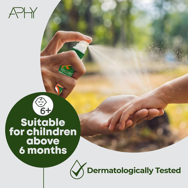 Mosquito & Insect Repellent Spray (2 Pack) + after Bite Pen – Tropical Formula for Bite & Sting Relief – Fast-Acting, Anti-Itch, Soothing, Cooling – Travel Size 3-Pack Bundle