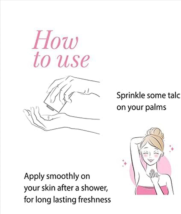 English Rose Perfumed Talc - 250 G