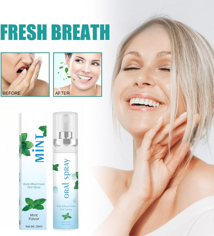 Dry Mouth Flavoured Spray,Fruit Oral Breath Spray,Mouth Freshener Spray,Breath Freshener Spray,Oral Care Spray,Fresh Breath Spray,Breath Freshener for Bad Breath,Oral Spray for Women&Men(Lemon Flavor)
