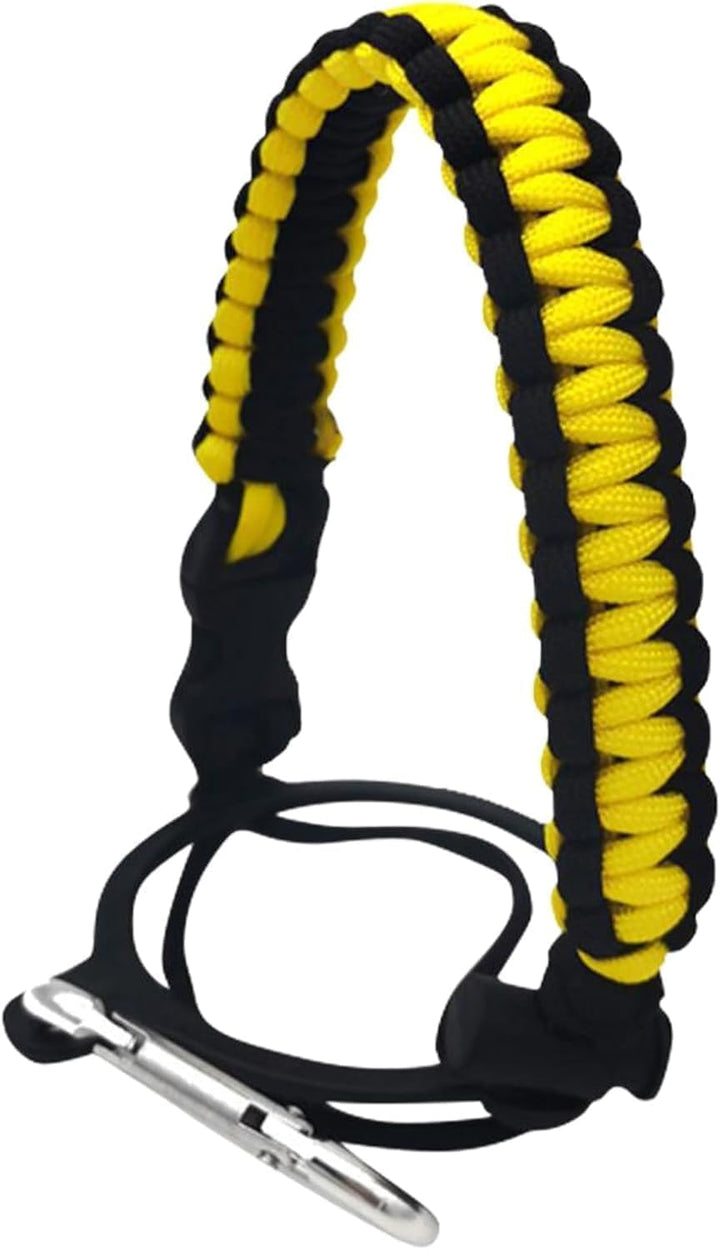 Water Bottle Handle Strap for Outdoor Camping Water Bottle Strap Paracord Handle with Safety Paracord Carabiner Water Lanyard,Water Accessories