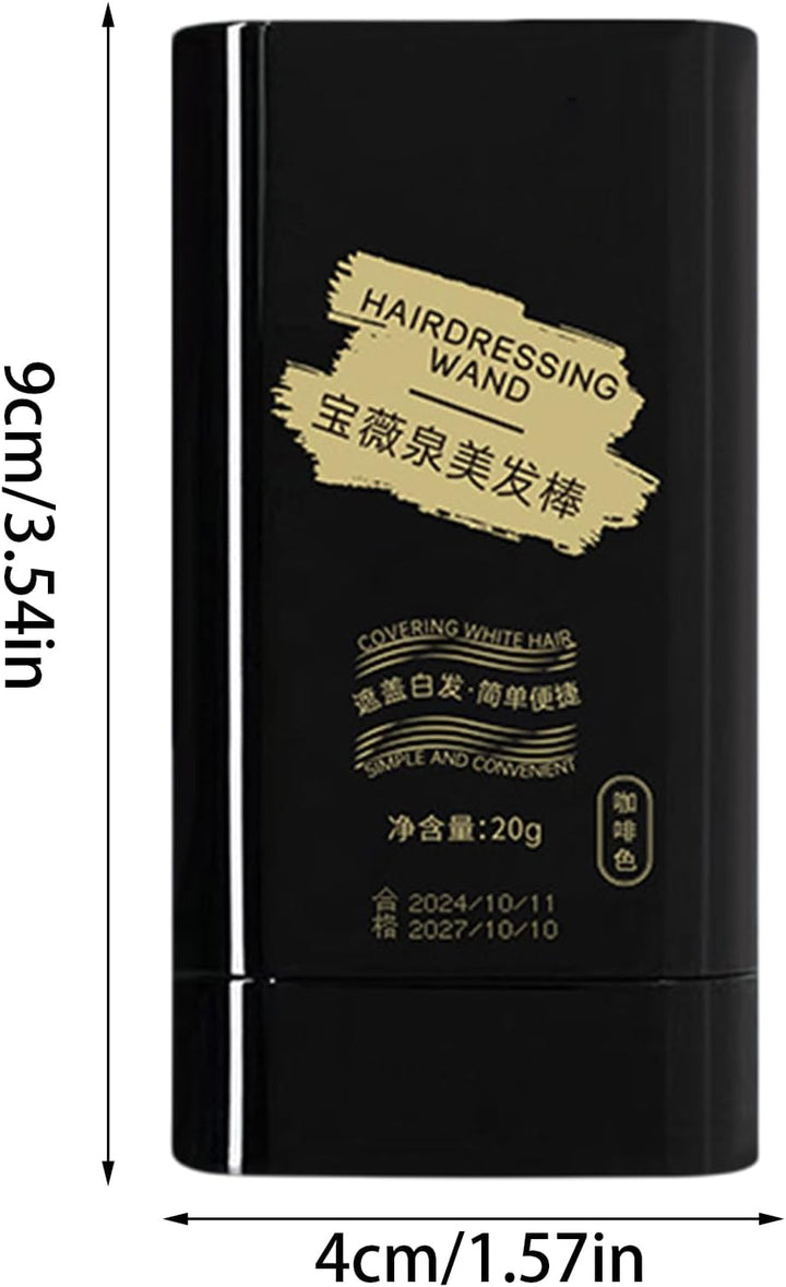 Safe and Convenient Comb Hair Dye, Upgraded Waterproof and Sweat Proof Hair Dye Stick, Ha-Ir D-Ye Concealer for Instant Gray Hairs Coverage, Portable Black D-Ye with Comb Applicator for Men Women