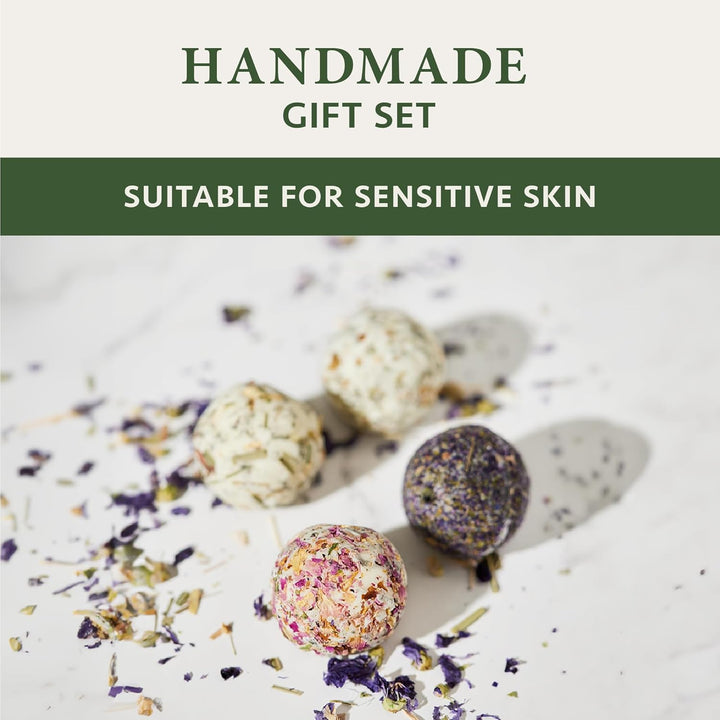 Luxury Gifts for Women - 4X Organic Handmade Bath Bombs with Natural Essential Oil - Gifts for Her - Gifts for Girls - Bath Bombs for Women - Premium Gift Box