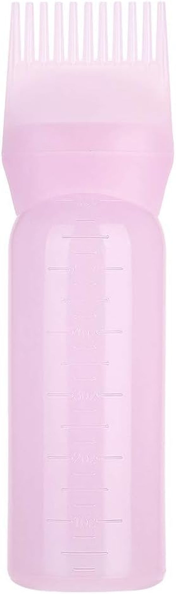 Hair Oil Applicator Bottle, 160Ml Root Comb Applicator Bottle Lightweight Oil Bottle for Hair for Scalp Treatment Essential and Hair Coloring Dye(Pink)