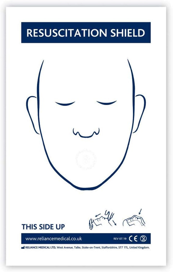 - Rebreath Mounth to Mounth Shield with Filter Paper, for Personal Protection from Contact and Infections during CPR Resuscitation - (Pack of 10)