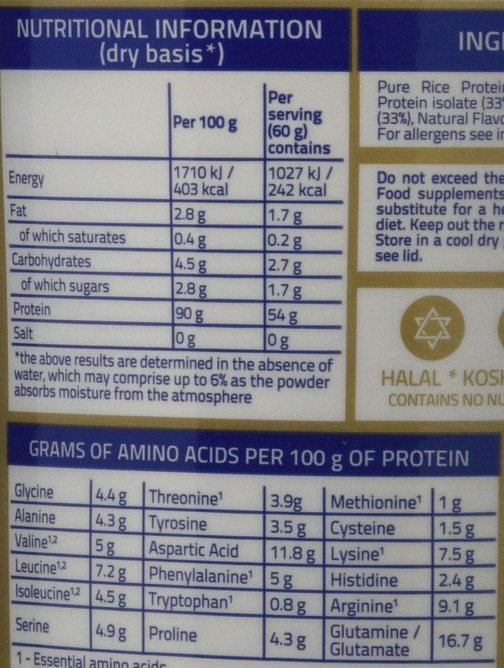 Aspartame Free 90 plus Vegan Vanilla Protein Powder, 908 G