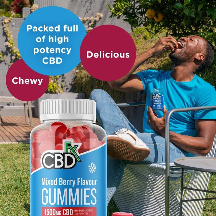 1500Mg High Strength Mixed Berry CBD Gummies, 25Mg per Gummy, Natural Sleep and Anxiety Support, Vegan Gummies No THC (60X Bottle)