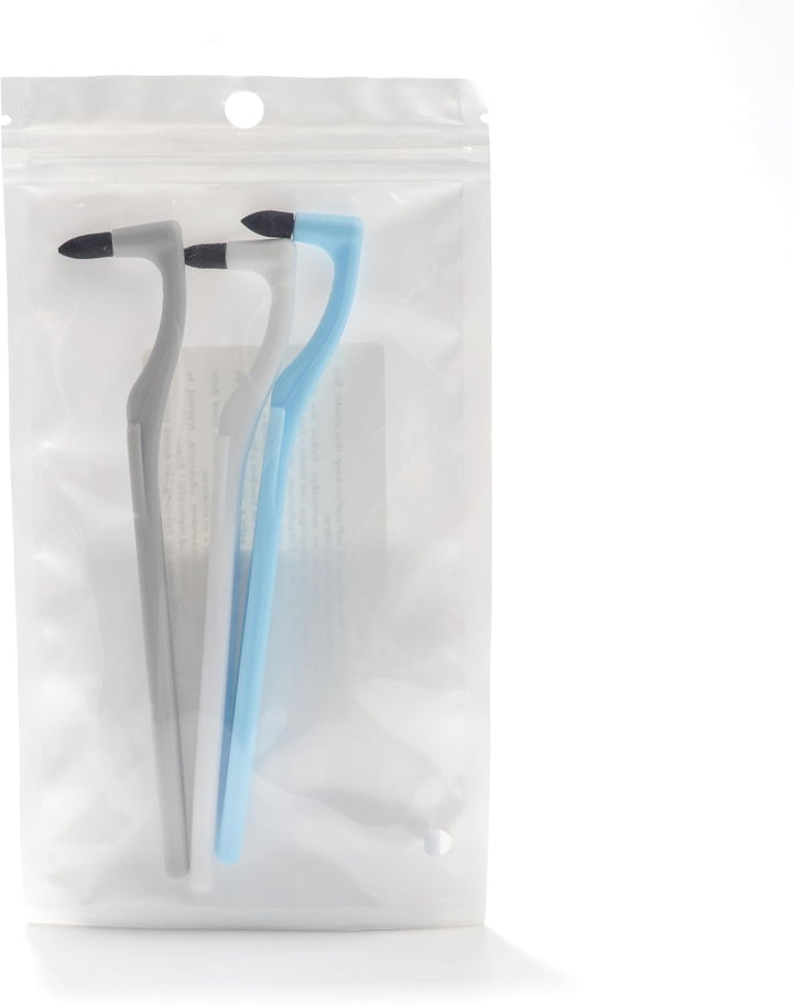 3 PCS Tartar Remover, Teeth Cleaning Kit,Plaque Remover for Teeth, for Removing Plaque & Stain (White & Blue&Grey)