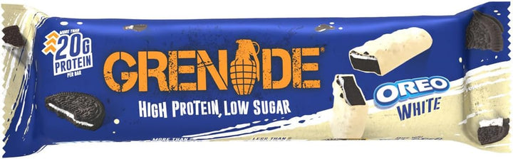 OREO White Protein Bar - High Protein, Low Sugar, 12 X 60 G