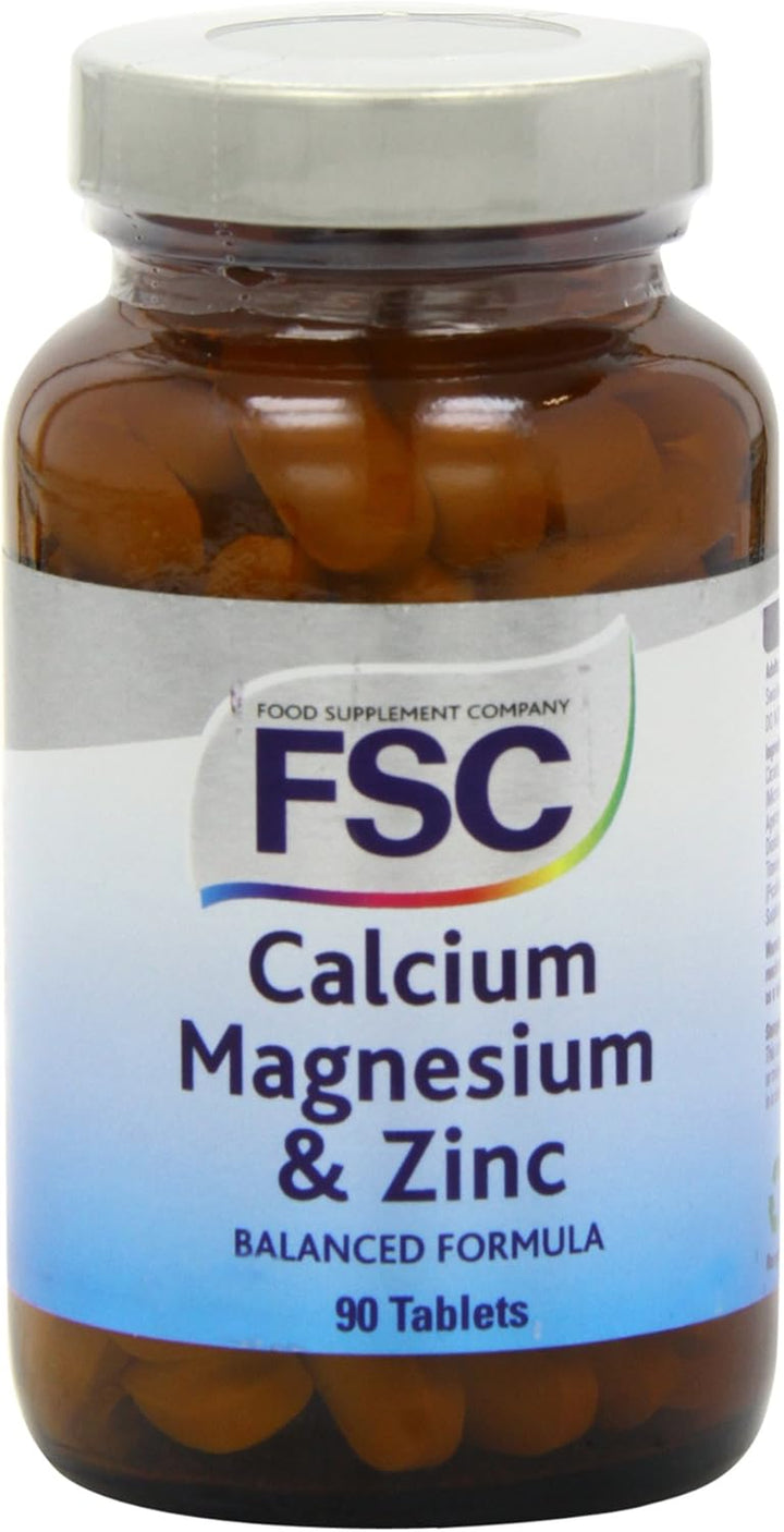 Calcium Magnesium and Zinc - Pack of 90 Tablets