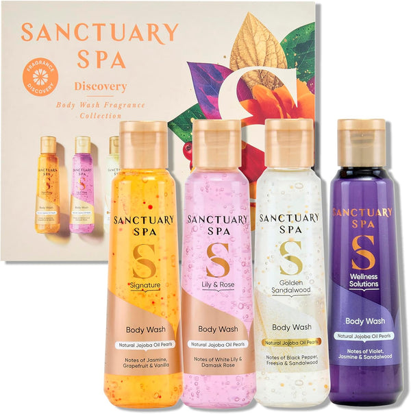 Spa Discovery Body Wash Collection – Luxury Multi-Scent Shower Gel Set for Women – Pamper & Refresh Bath Gift Set, Ideal for Self Care, Birthday & Christmas