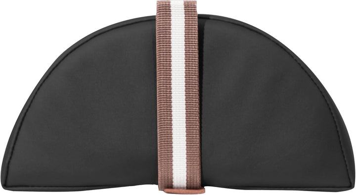 Half round Half Moon Support Bolster, 15 Cm, Black