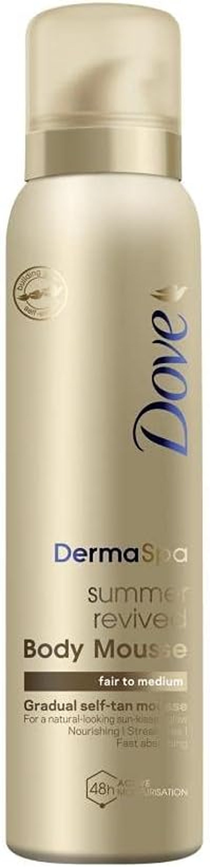 4 Pack of  Dermaspa Summer Revived 48 Hours Active Moisturisation Fair to Medium Body Mousse 150Ml