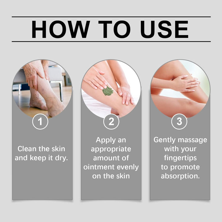 2Pcs Organic Herbal Salve 4Oz, Organic Comfrey Cream for Muscles and Joints, Joint Cream, Wrist and Knee Massage and Care, Comfrey Herbal Salve Elder Approved