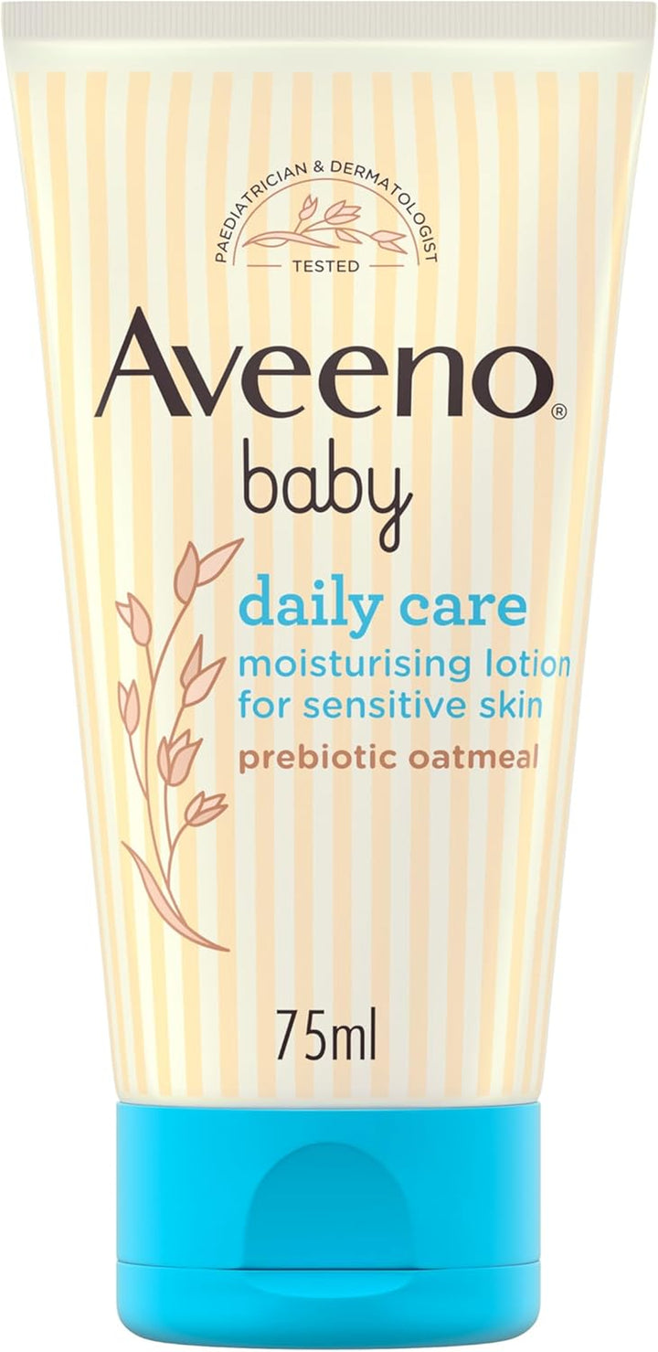 Daily Care Moisturising Lotion (1 X 250Ml), Fast-Absorbing Face and Body Baby Lotion with Prebiotic Colloidal Oatmeal, Protects & Moisturises Skin for 24 Hours, for Sensitive Skin