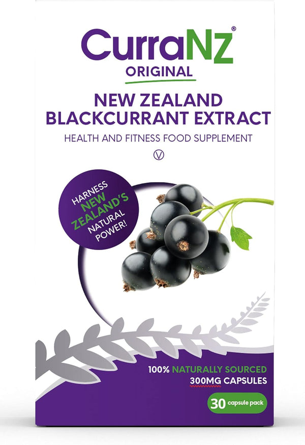 New Zealand Blackcurrant Anthocyanin Extract Supplement (30 Capsules)