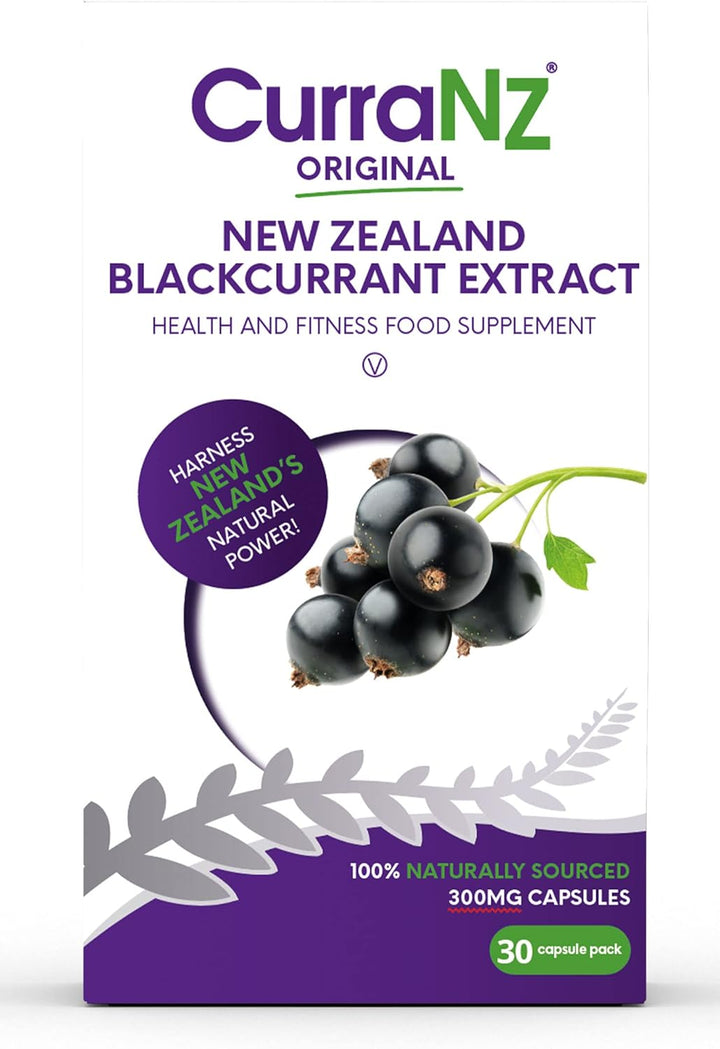 New Zealand Blackcurrant Anthocyanin Extract Supplement (30 Capsules)