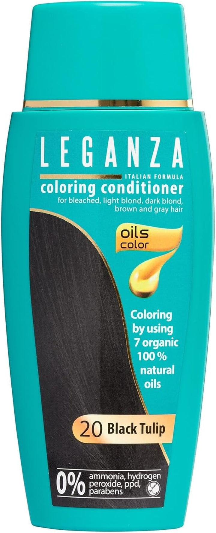 Hair Coloring Conditioner Natural Balm Color Copper Titian Nº 40 | Enriched with 7 Natural Oils | Ammonia, PPD and Paraben Free | 150 Ml