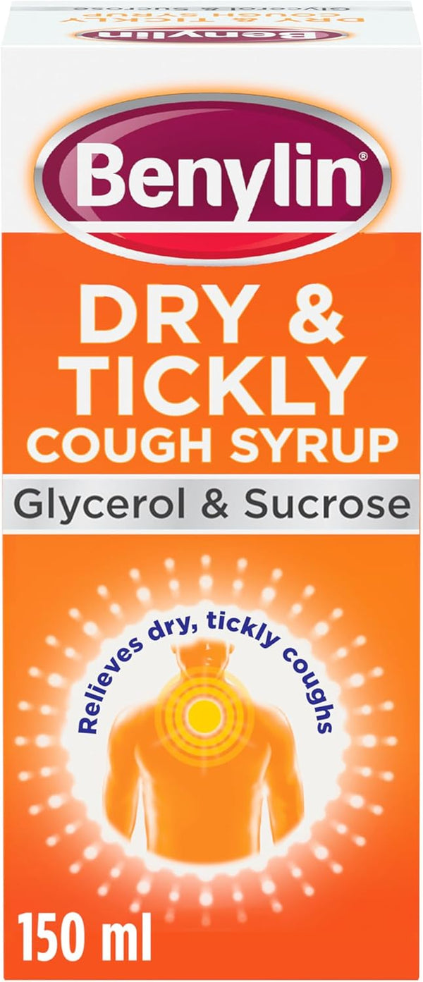 Dry and Tickly Syrup, Targeted Relief for Your Cough, Medicine for Adults and Children, 150 Ml