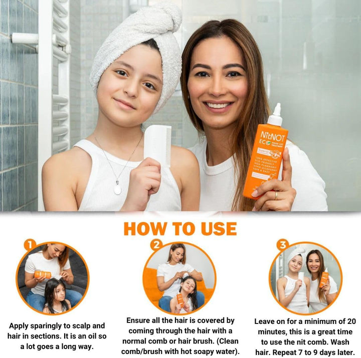 Headlice Treatment as Seen on Dragons Den100% Effective Kills All Head Lice and Eggs. Premium Nit Treatment Lotion(200Ml). Lice Treatment Extra Defence for All Hair, for Children and Adults.