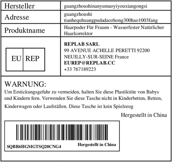 Hair Powder for Women - Waterproof Natural Hair Corrector | Cream Hair Colour for Light Areas, Scalp and Eyebrows, Daily Use, for Women and Women