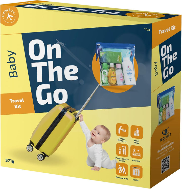 Baby Travel Toiletries Kit – 9-Piece Tsa-Approved Essentials Set for Infants & Toddlers – Compact & Airline-Friendly