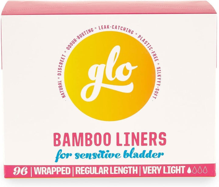 Sensitive Bladder Bamboo Liners – Discreet, Ultra-Thin, Hypoallergenic - Light Incontinence, Odour Control Protection - 16 Liners