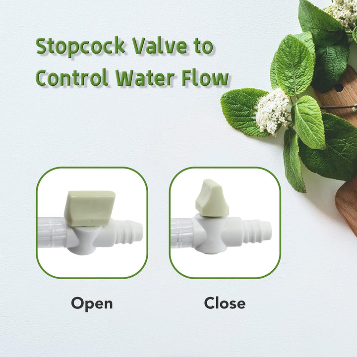 Enema Bag Kit Home Coffee Enema Irrigator Set Travel Enema Set for Men and Women Colon Cleaning 2 Litre