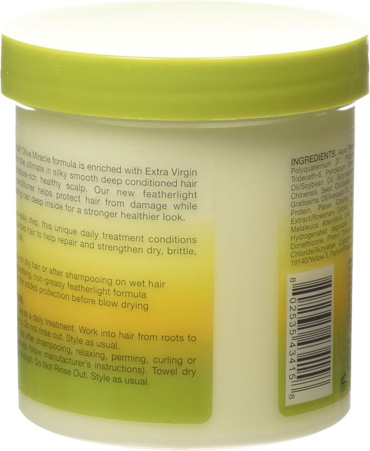 Olive Miracle Anti-Breakage Leave-In Conditioner 425G/15Oz