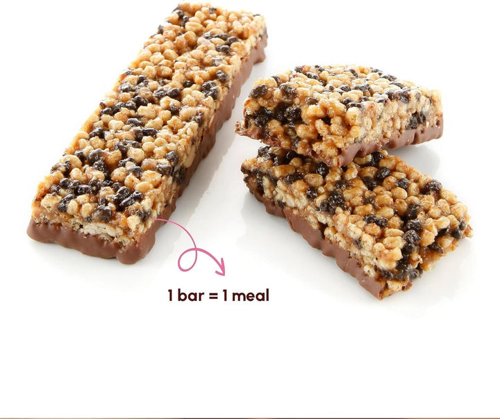 Meal Replacement Bar - Chocolate Peanut - 10 Bars - Meal Replacement Plan for Weight Loss - Very Low Calorie Diet - VLCD - High in Protein