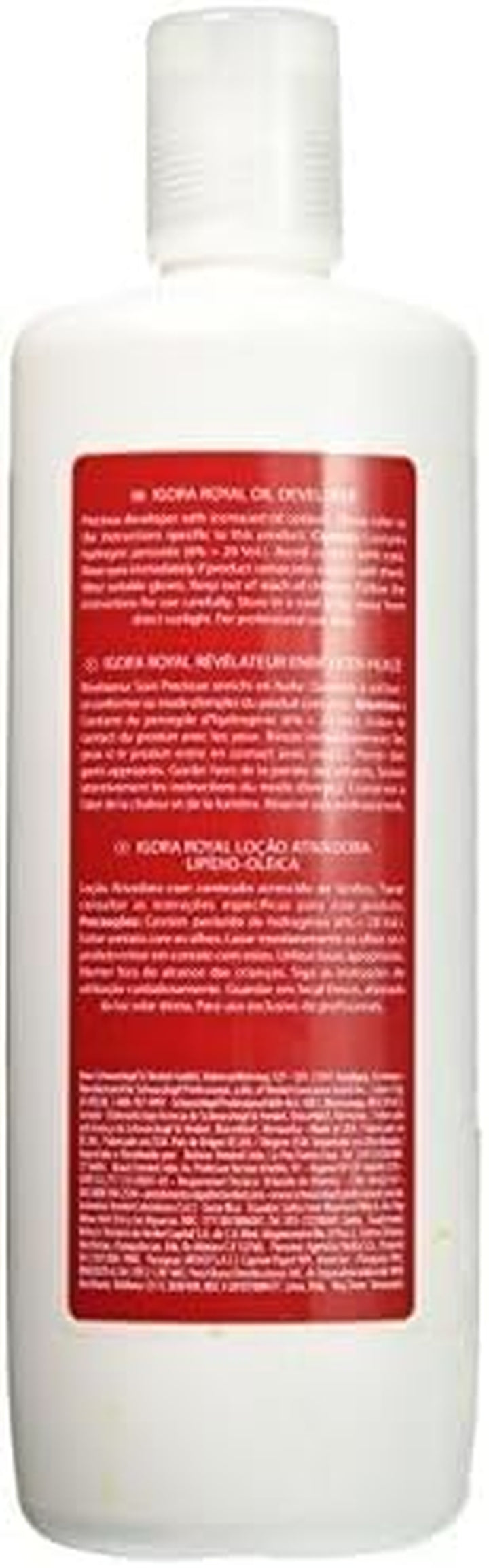 Schwarzkopf Igora Royal 6% 20 Vol. Colorist'S Color & Care Developer 33.8 Oz (1 Liter)