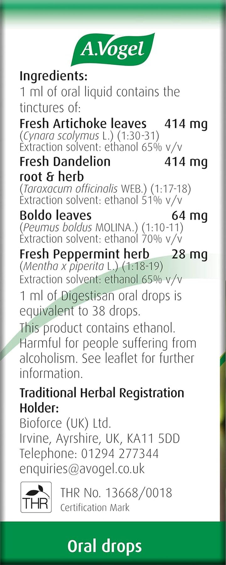 Digestisan Oral Drops 50Ml | Indigestion Relief | Helps with Feeling of Fullness and Flatulence | 50Ml