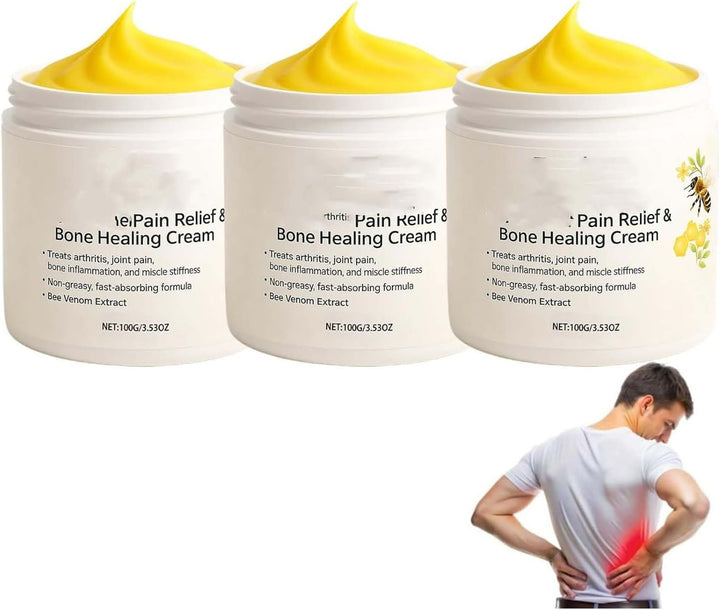 Zentheca Beethera Bee Pain Relief & Bone Healing Cream, Bee Cream for Arthritis-Infused Relief for Bones & Joints, Advanced Joint and B-One Cre-Am for Back, Neck, Hands, Knee (1)