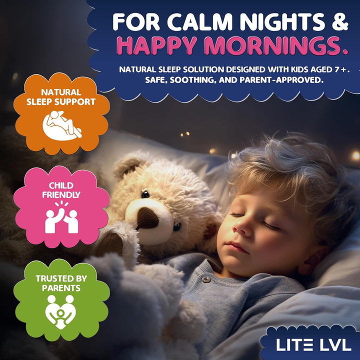 - 60 X Kids Sleep Gummies - Mixed Berry Flavoured Sleep Gummies for Kids