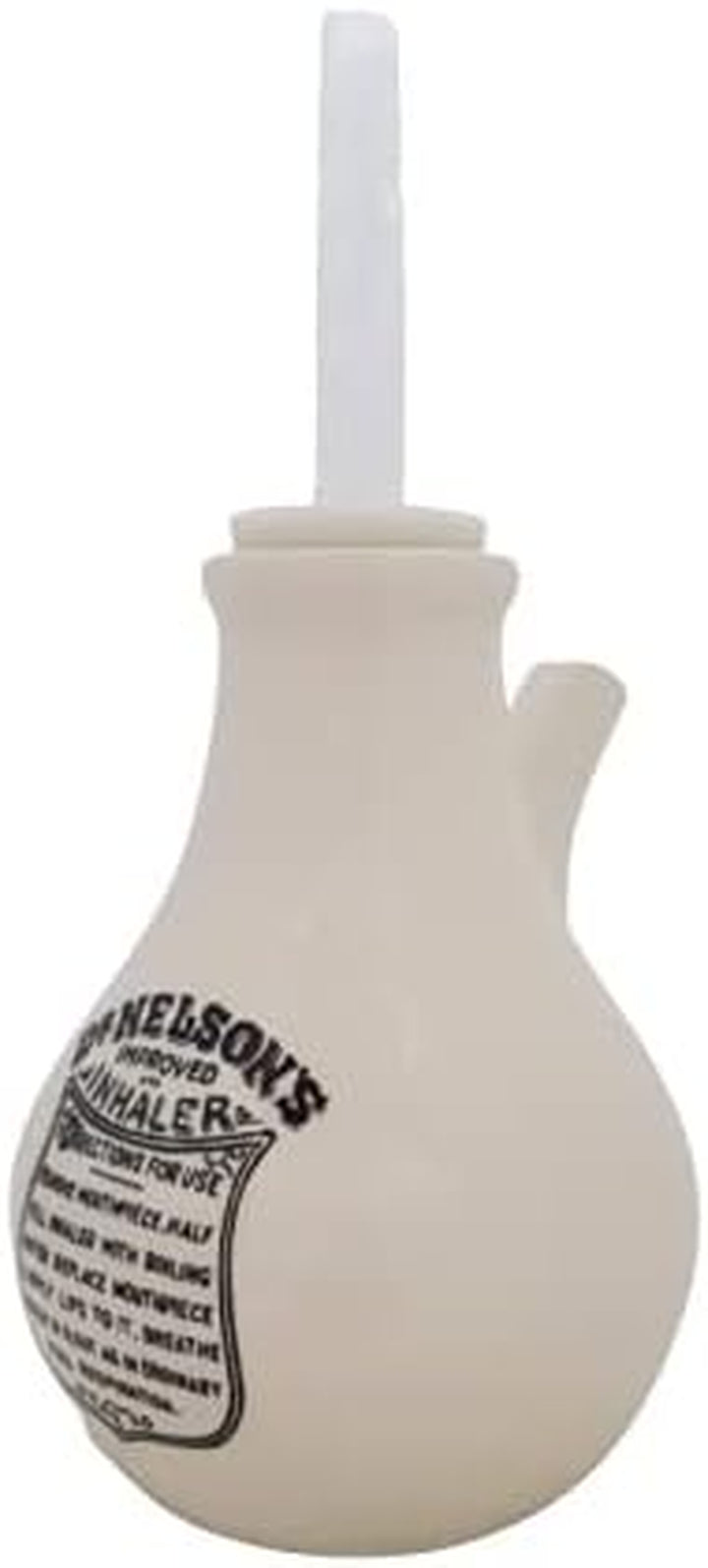 Dr Nelson’S Improved Inhaler, Vocal Steamer White, Complete with Mouthpiece, Medium Size : 500Ml