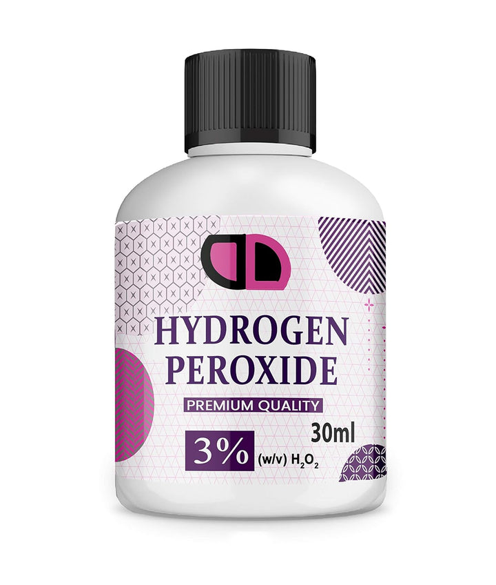 Food Grade Hydrogen Peroxide 3% (H2O2) VARIOUS SIZES CAP/SPRAY (30ML CAP)