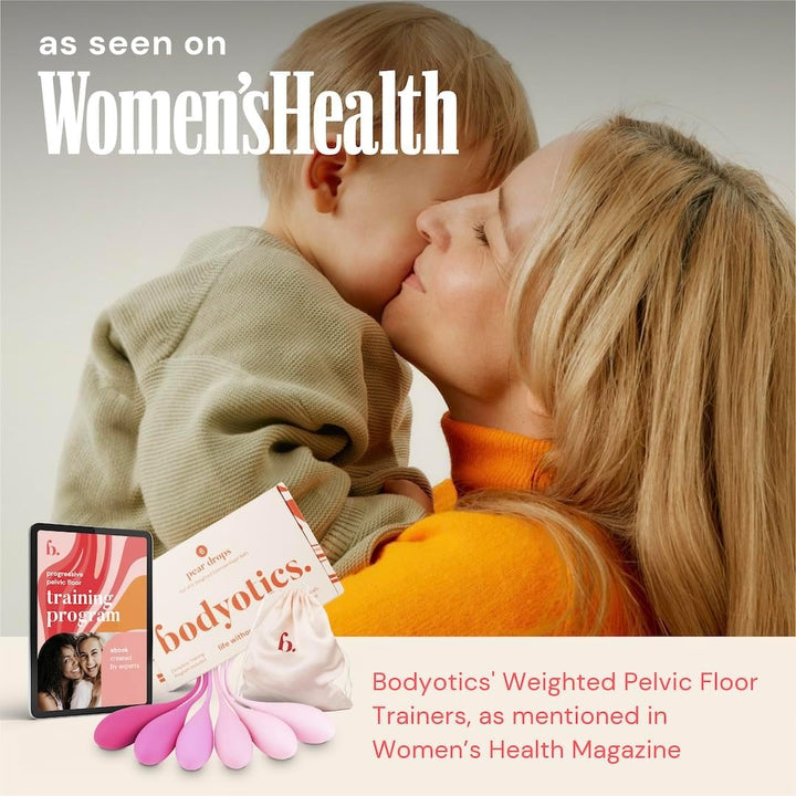 Pelvic Floor Trainer for Women - Complete Kegel Training Set - 6-Piece Set for Beginners