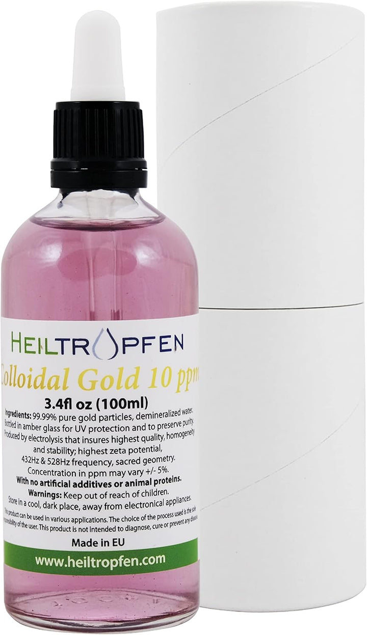 Colloidal Gold | 10 Ppm | 3.4 Fl Oz - 100 Ml | ®