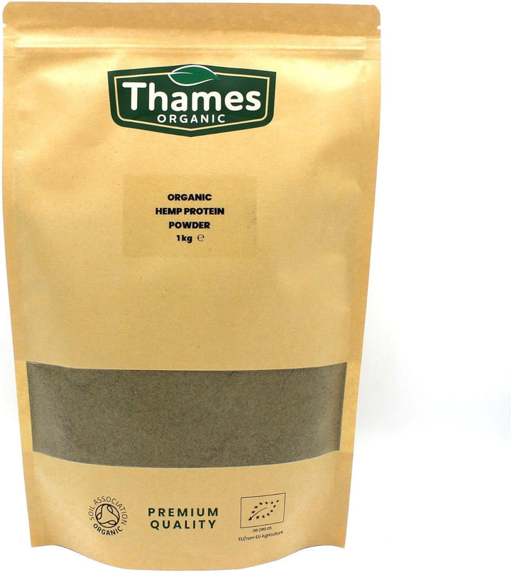 Organic Hemp Protein Powder 500G, Certified Organic, Non-Gmo, Vegan, No Additives, No Preservatives, Resealable Bag by  500G