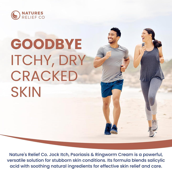 Jock Itch, Psoriasis & Ringworm Cream | Itch Relief | Reduce Scaling | Soothe Irritation | Hydrating Skin Care | 150Ml