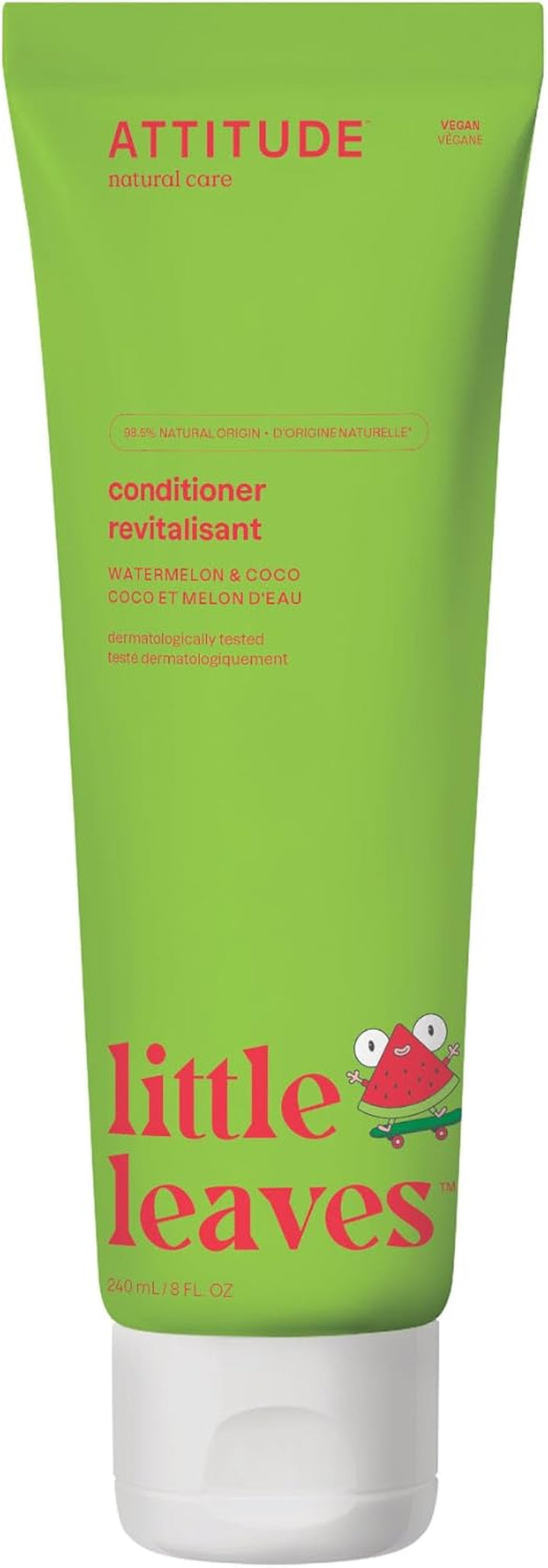 Hair Conditioner for Kids, Dermatologically Tested Products, Plant- and Mineral-Based Detangler, Vegan, Mango, 240 Ml