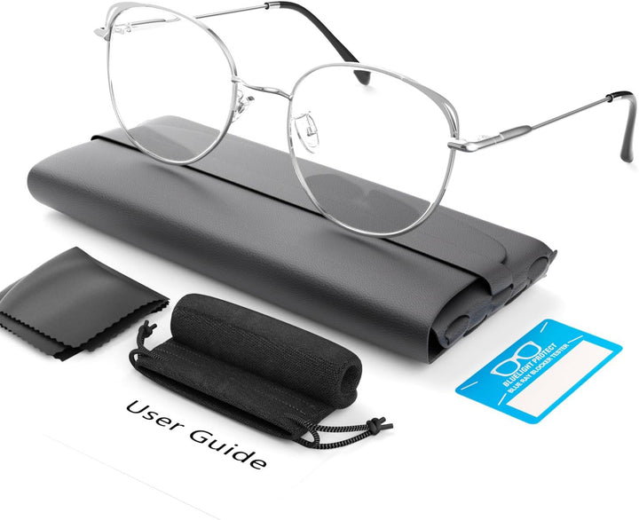 Blue Light Blocking Glasses, Gaming Computer Glasses anti Glare Headache Eyes Strain Glasses with Blue Light Filter, Super Light Weight Fashion