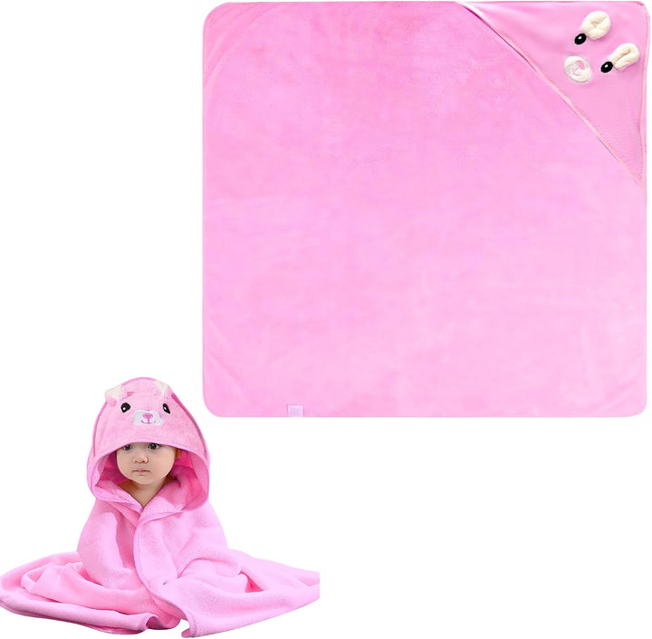 Baby Towels with Hood - Ultra Soft Hooded Baby Bath Towel, Unique Animal Design for Boy & Girl, Blue Dog