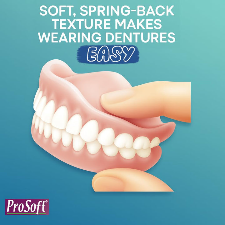 Prosoft Denture Reliner - 2 Denture Plates Relines