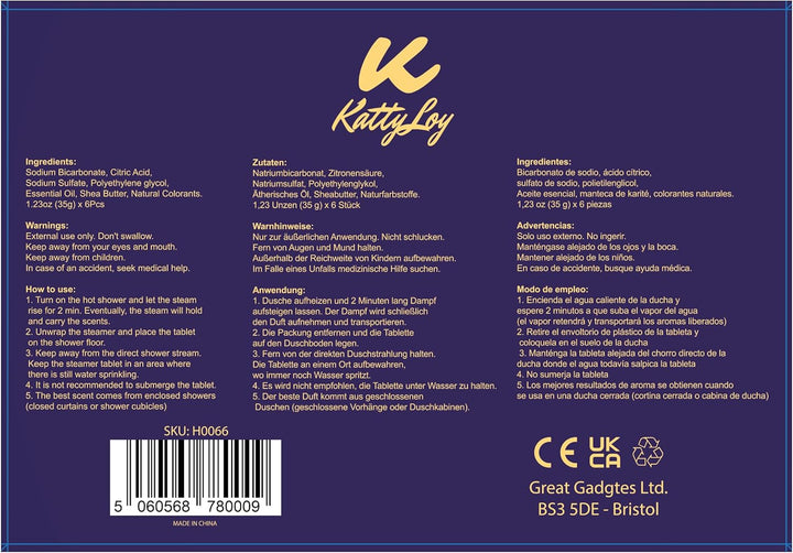 - Natural Shower Steamers Bath Bombs Fizzer Set Luxury Home Spa - Gift for Women Her Girl Girlfriend Mum Nan Wife - Lavender Rose Mint - Novelty Birthday Present Christmas Stocking Filler