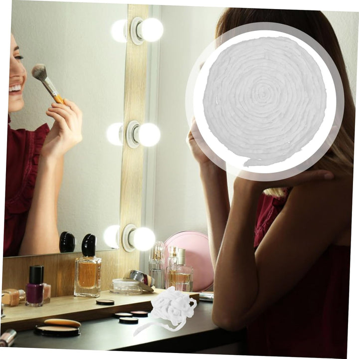 Disposable Salon Perm Cotton Strips with Central Rope for Easy Styling Highly Absorbent Hairdressing Cotton Coils for Perming and Dyeing for Professional Hair Treatments