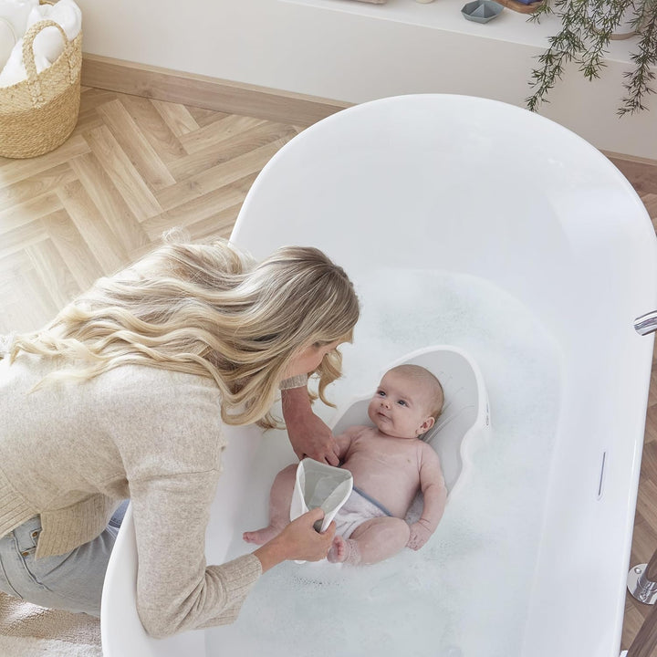 Baby Wash Cloths White | 3 Pack of Super Premium Soft Cloths | 26 X 26Cm | Made from Natural Bamboo Cotton | Perfect for Sensitive Skin