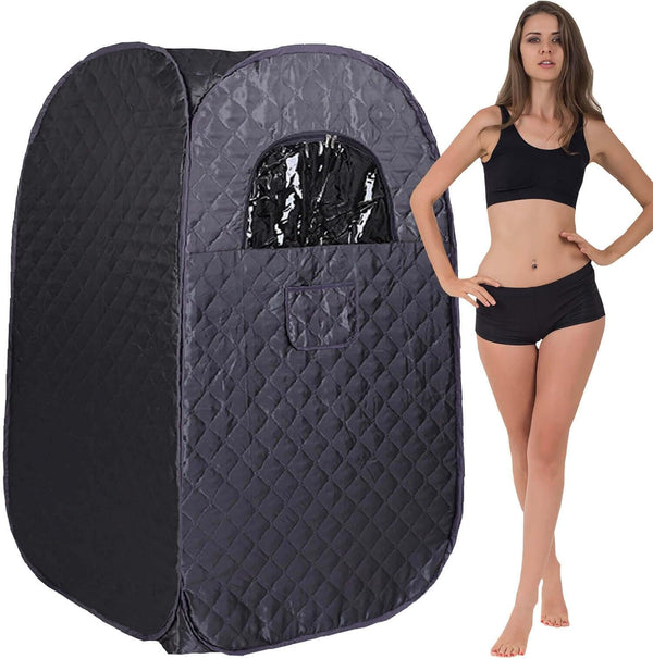 Sauna Tent Only, Sauna Box,Steam Room,Full Body Foldable One Person Spa Room for Detox Therapy without Steamer,Sweat Tent,No Include Steam Generator（Recommended to Use under 6.3Ft in Height.）
