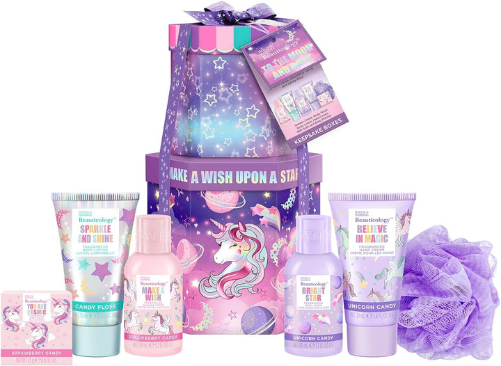 Beauticology Cosmic Unicorn Beauty Bag Gift Set - Vegan Friendly